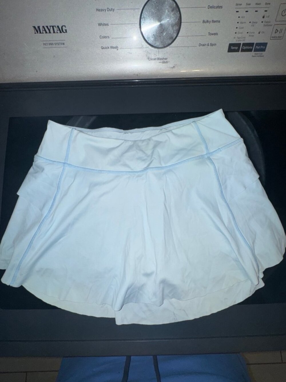 Zyia Active Light Blue Flouncy Athletic Skort
